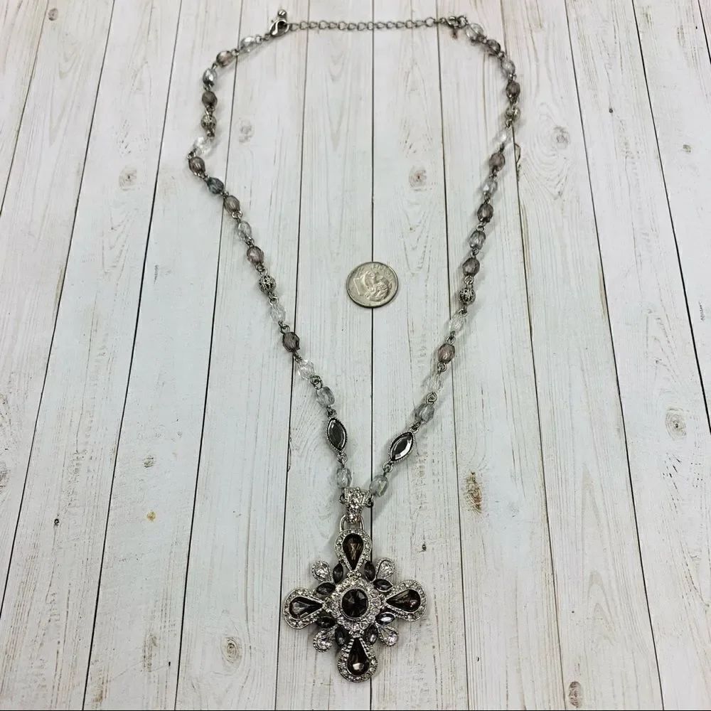 Smoky Crystal Necklace